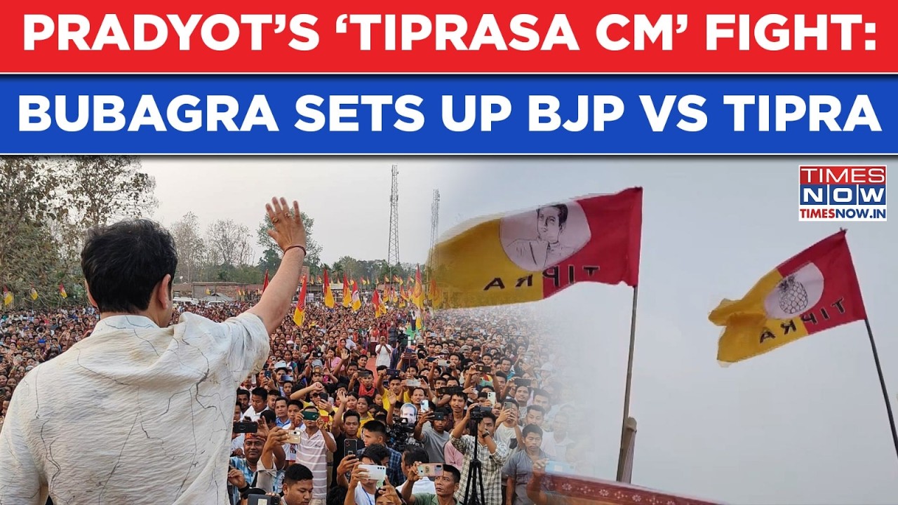 Tripura: Pradyot Sets Up TIPRA, BJP Showdown With This ‘Tiprasa CM’ Prediction? Eyes On TTADC Polls