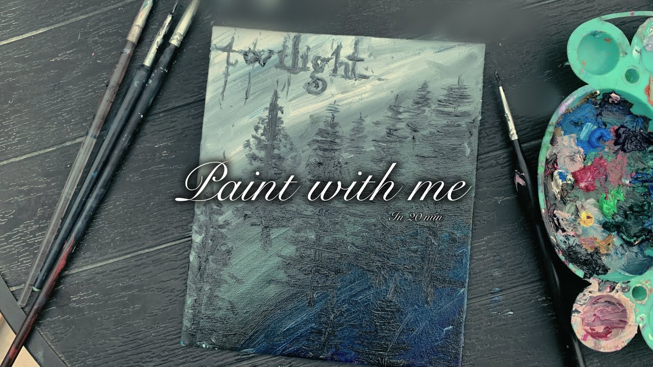 Paint with me (20 minutes challenge)~ lia’s diary