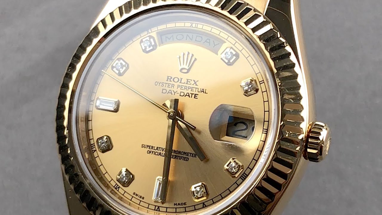 Rolex Day-Date II 218238 Rolex Watch Review