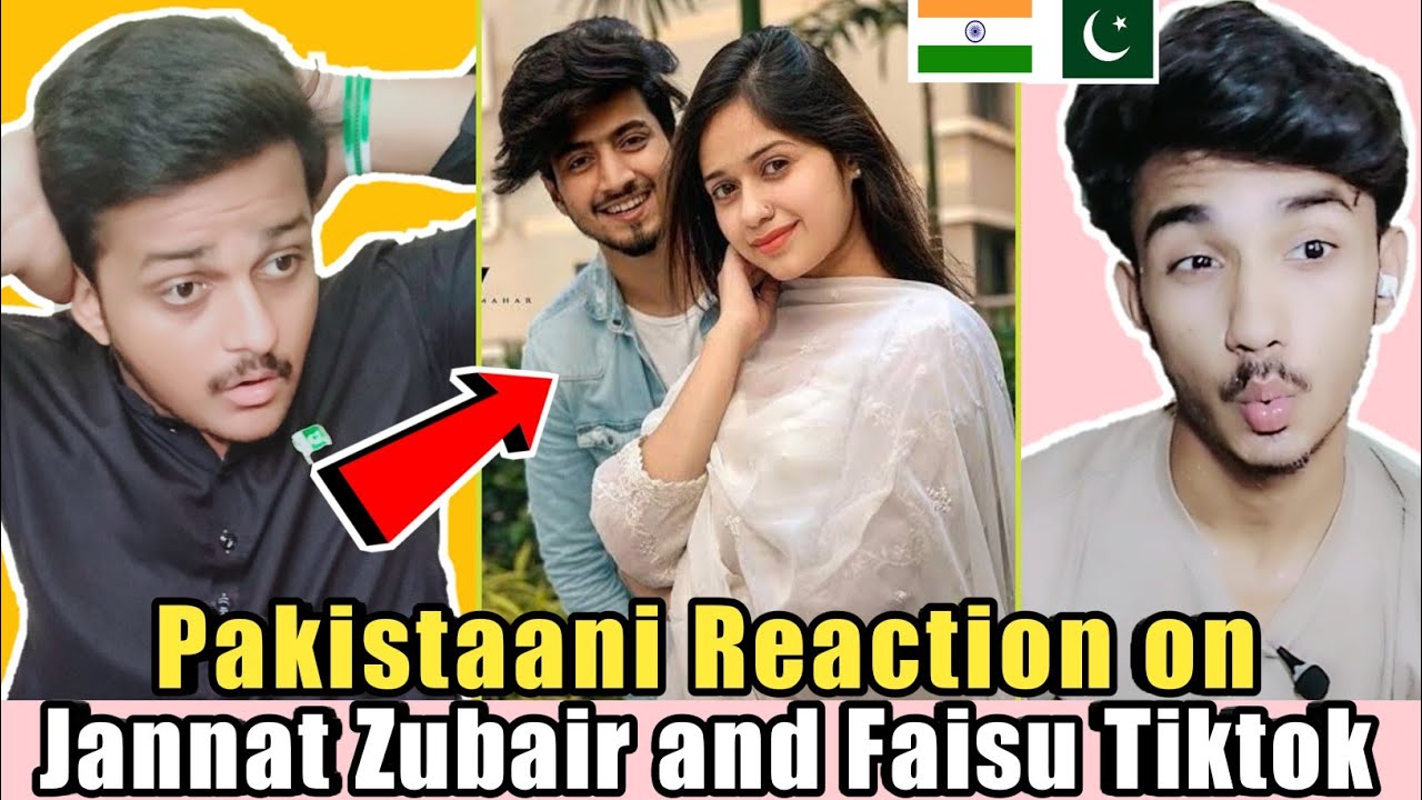 Pakistani reaction on Indian | Jannat Zubair and Mr.Faisu Latest TIKTOK | Psycooo Boys