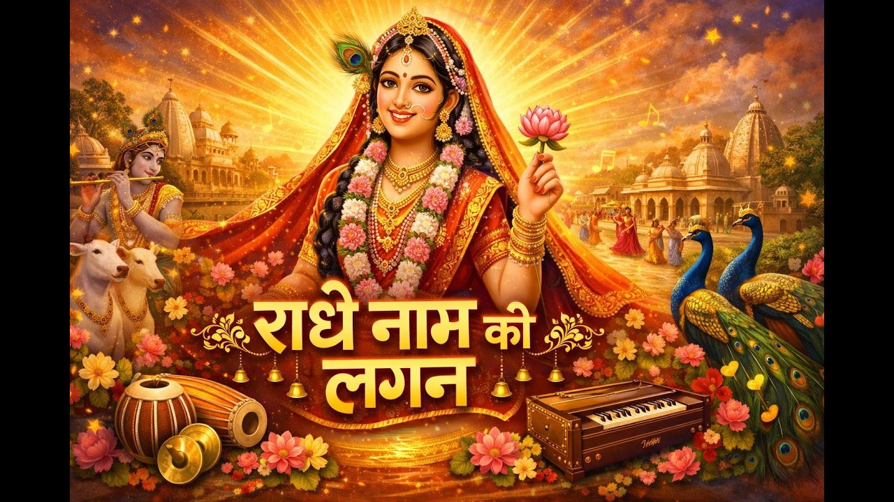 राधे नाम की लगन | Radhe Radhe Bhajan | Radha Rani Bhajan | Vrindavan Radha Krishna Bhakti Song