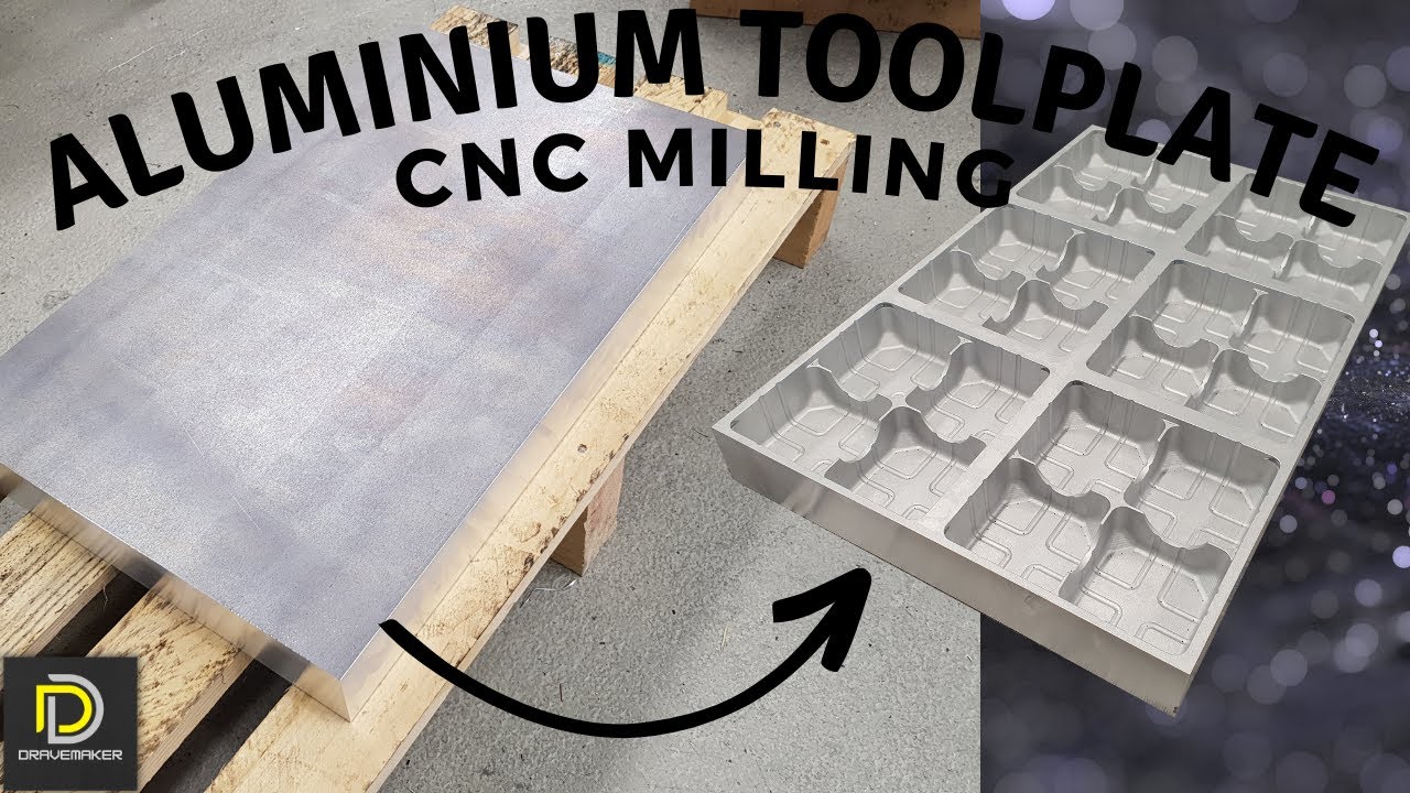 CNC Milling. make a nice Aluminium Toolplate.  lot if chips.
