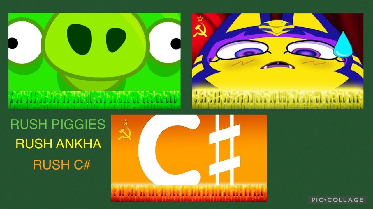 RUSH PIGGIES, ANKHA, C# (Piano Rush Series)