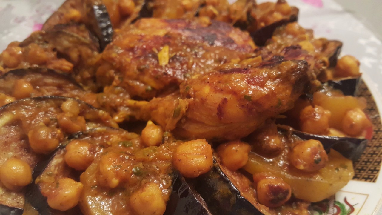 TAJINE D'AUBERGINES (BRANIYA)/طاجين البادنجان