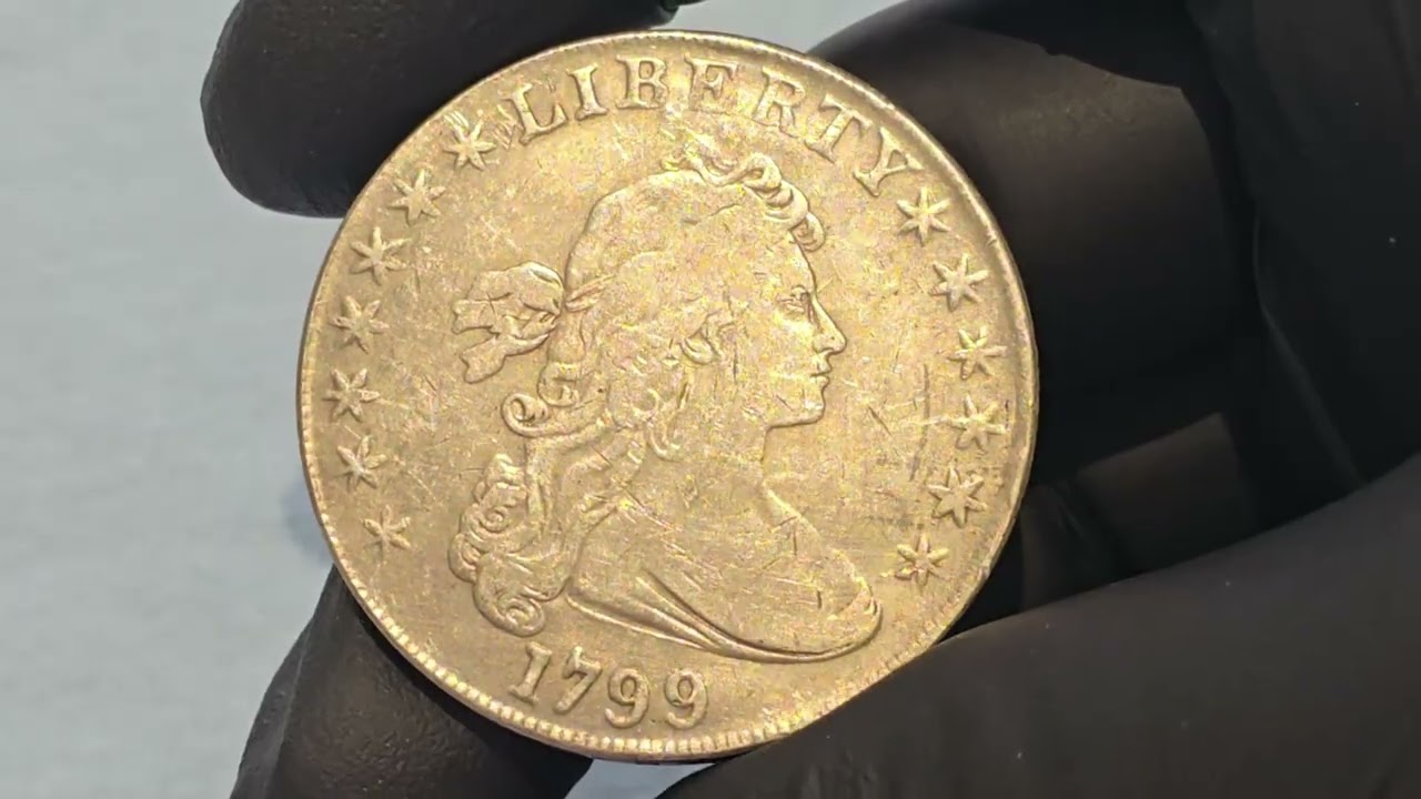 1799 DRAPED BUST SILVER DOLLAR COINS || AMERICA  #collection #money #coincollecting #currency #coin