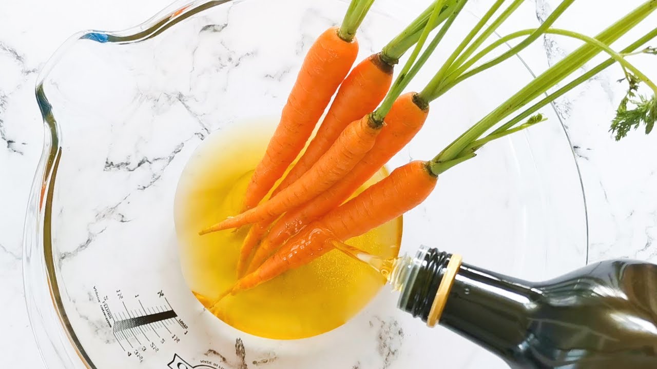 Mix carrots with olive oil to make a gentle soap for your skin