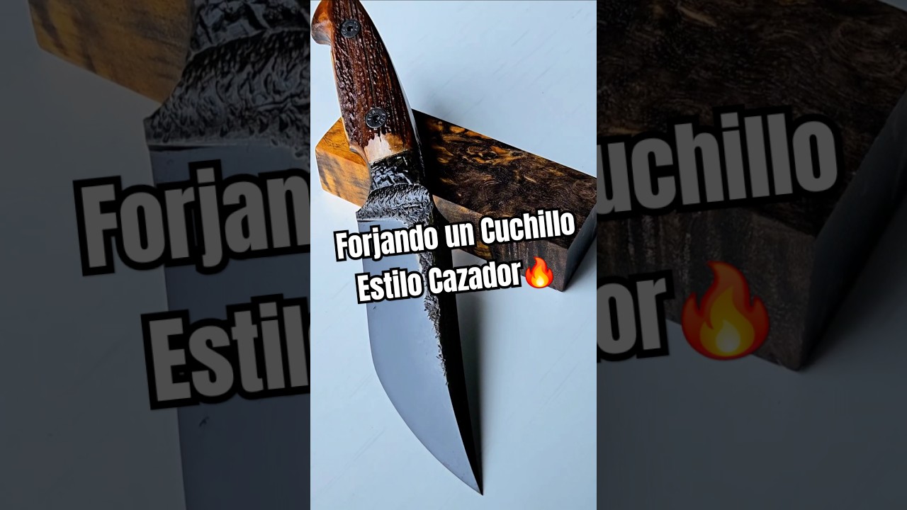 🔥As&iacute; naci&oacute; el primer cuchillo que forj&eacute; en mi nuevo taller de forja en Galicia #espa&ntilde;a #cuchillos