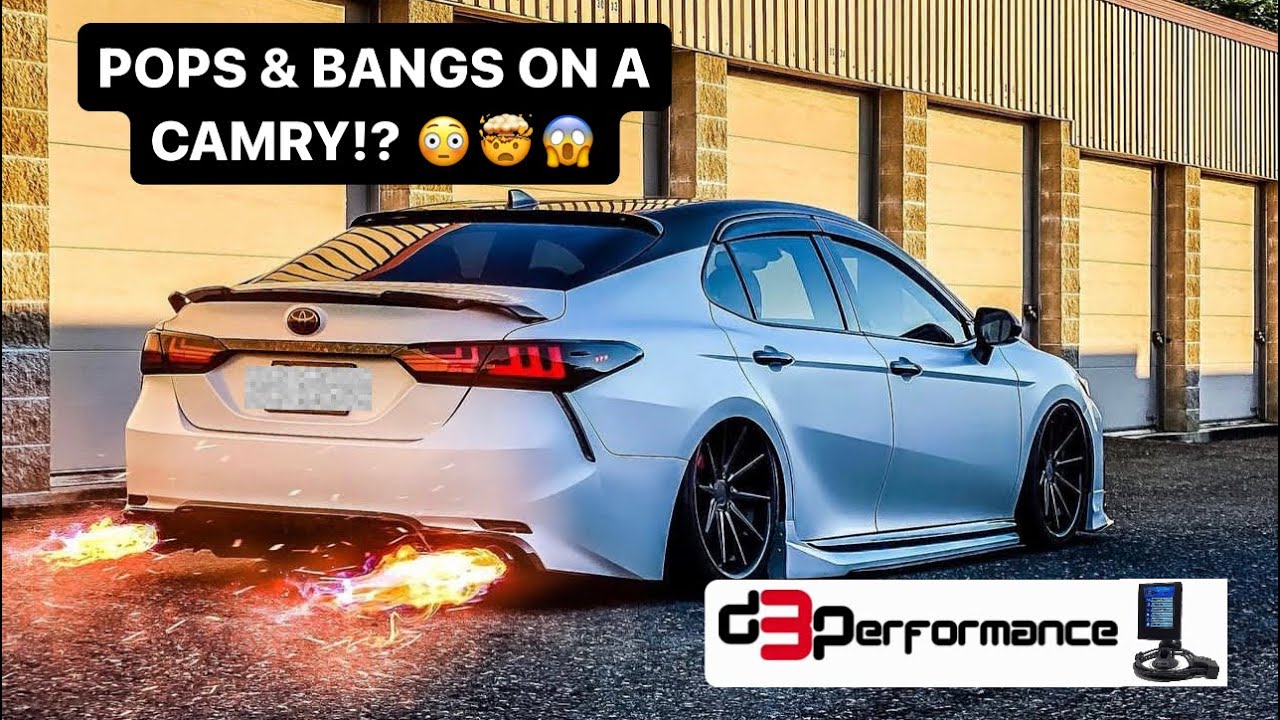 О боже, какой грохот и лязг на TOYOTA CAMRY!? Тюнинг D3 Performance Tune 2018-24 2.5L только