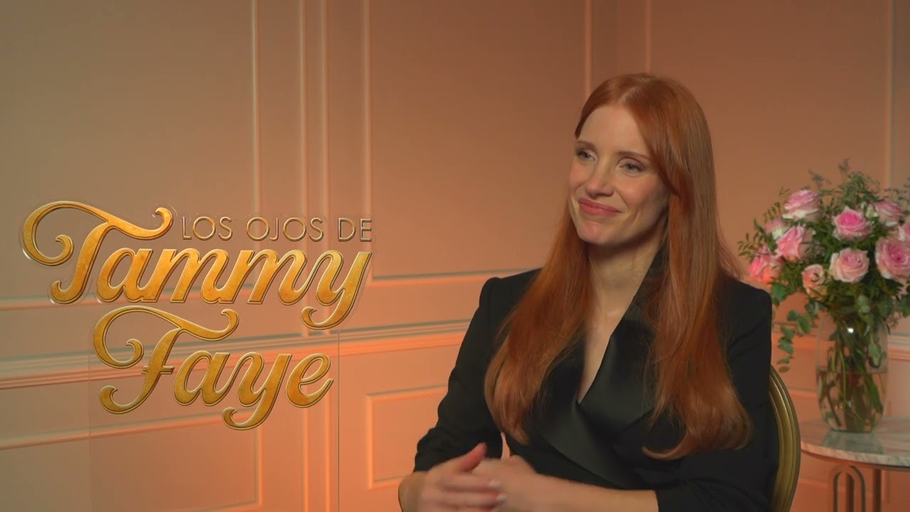 JESSICA CHASTAIN interview | THE EYES OF TAMMY FAYE (Entrevista por 'Los ojos de Tammy Faye')