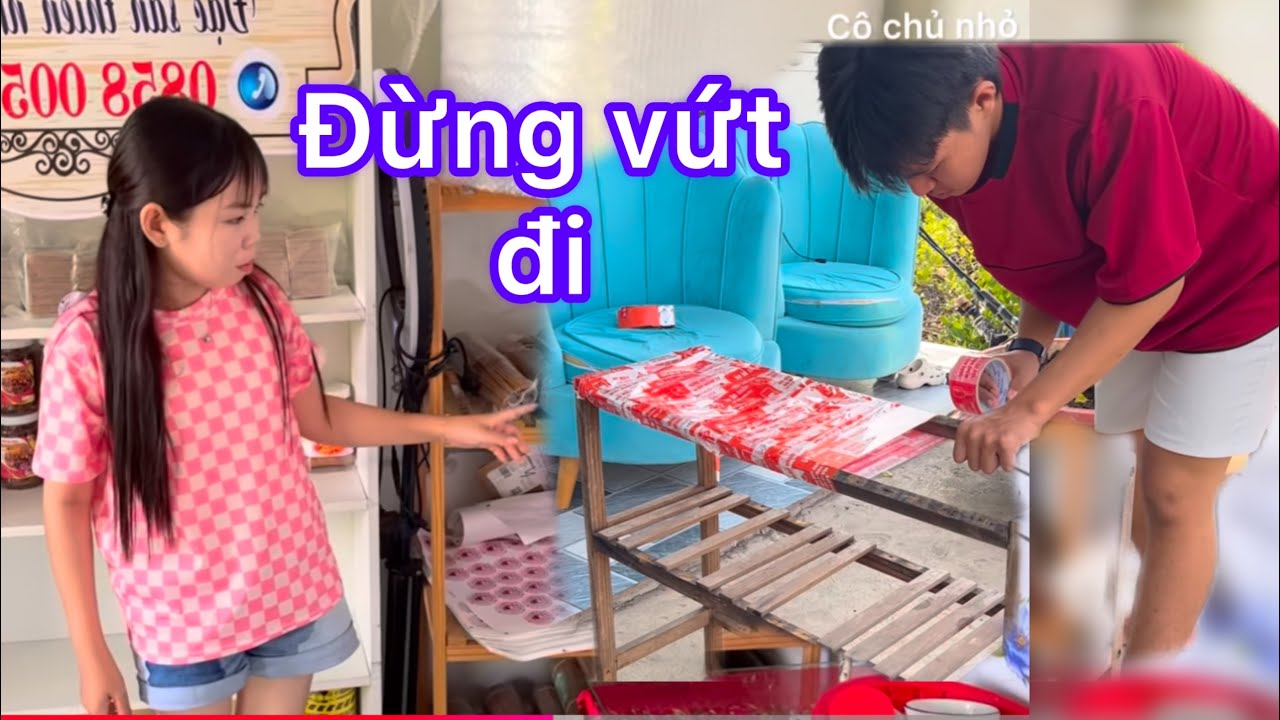C&ocirc; Chủ Nhỏ t&aacute;i chế đồ cũ khiến ai cũng bất ngờ - cuối video c&oacute; c&acirc;u đố hấp dẫn