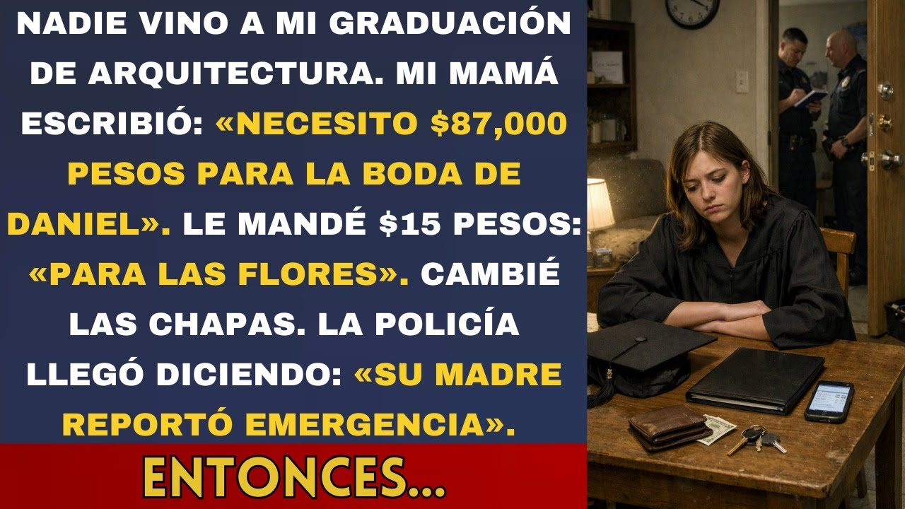 Mi mamá faltó a mi graduación: «No tengo tiempo» El banco: «Su madre abrió crédito a su nombre,