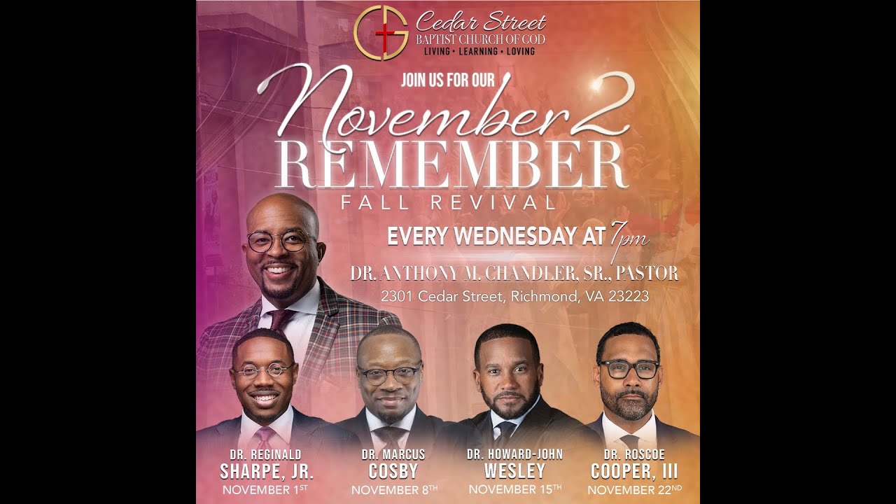 Cedar Street Baptist Church of God Live Stream