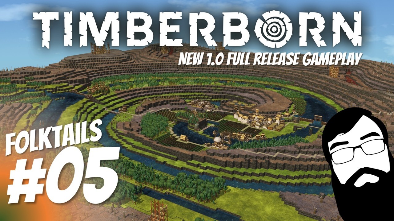 Let's drain the badwater buildup! Timberborn 1.0 Full Release Episode 05