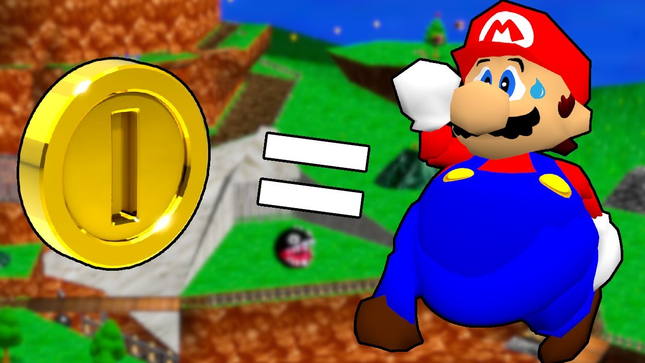 Марио, но монеты делают его ТОЛСТЫМ! - Уморительный взлом Super Mario 64 Rom - Mario 2 XL