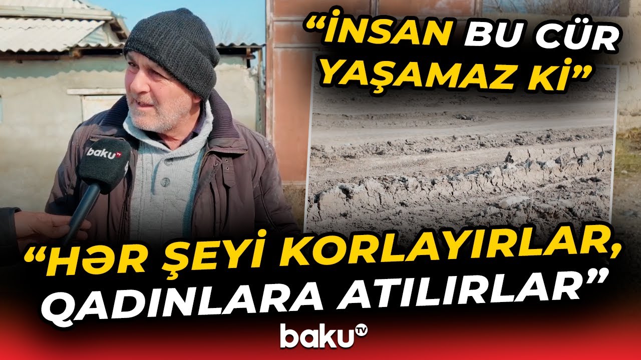 Qəsəbədə h&ouml;km s&uuml;rən biabır&ccedil;ı vəziyyət | 