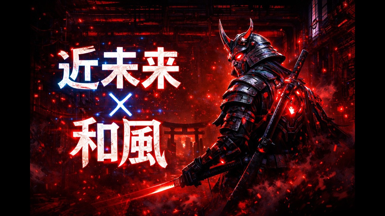 【作業用BGM】近未来 × 和風｜重低音サイバー戦闘BGM（覚醒モード）