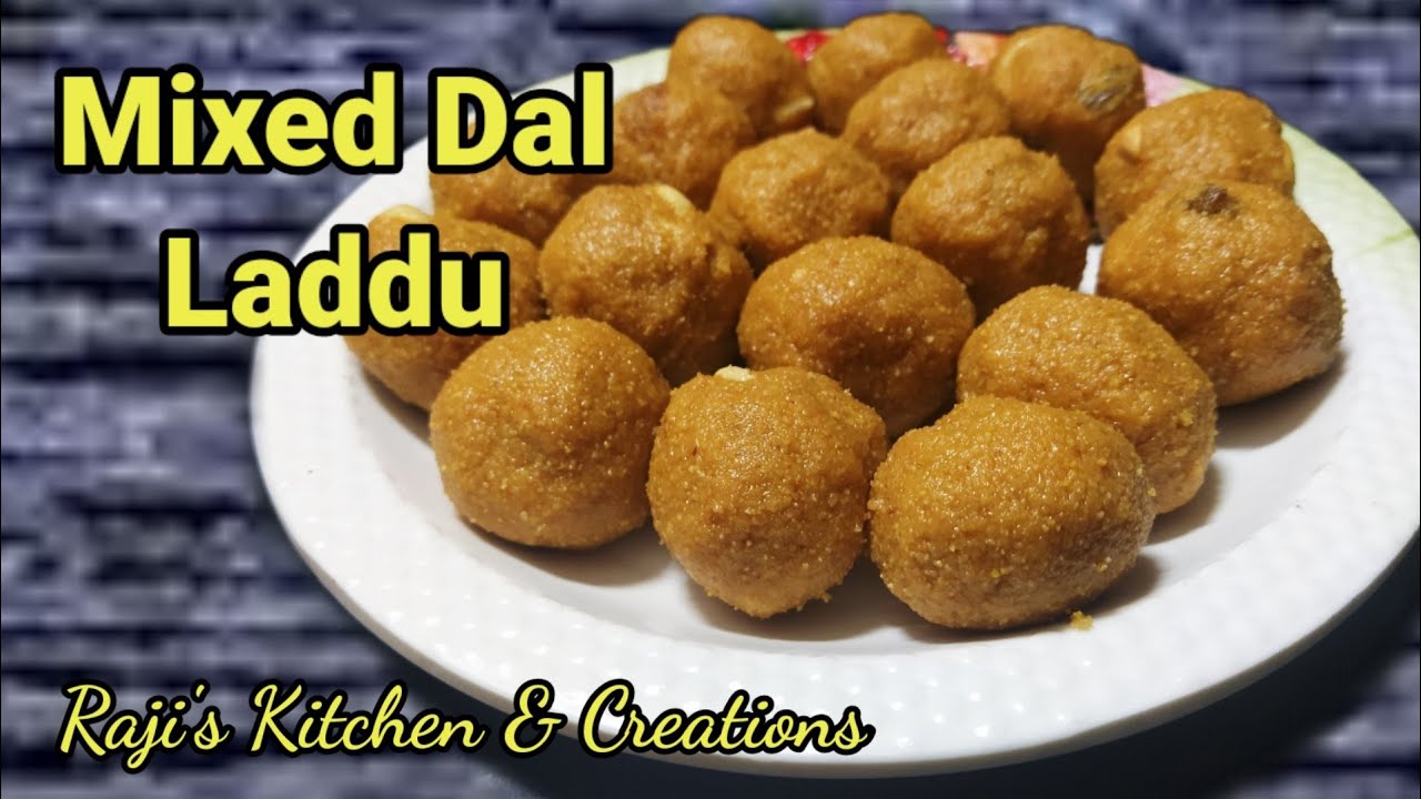 Mixed Dal Laddu Recipe