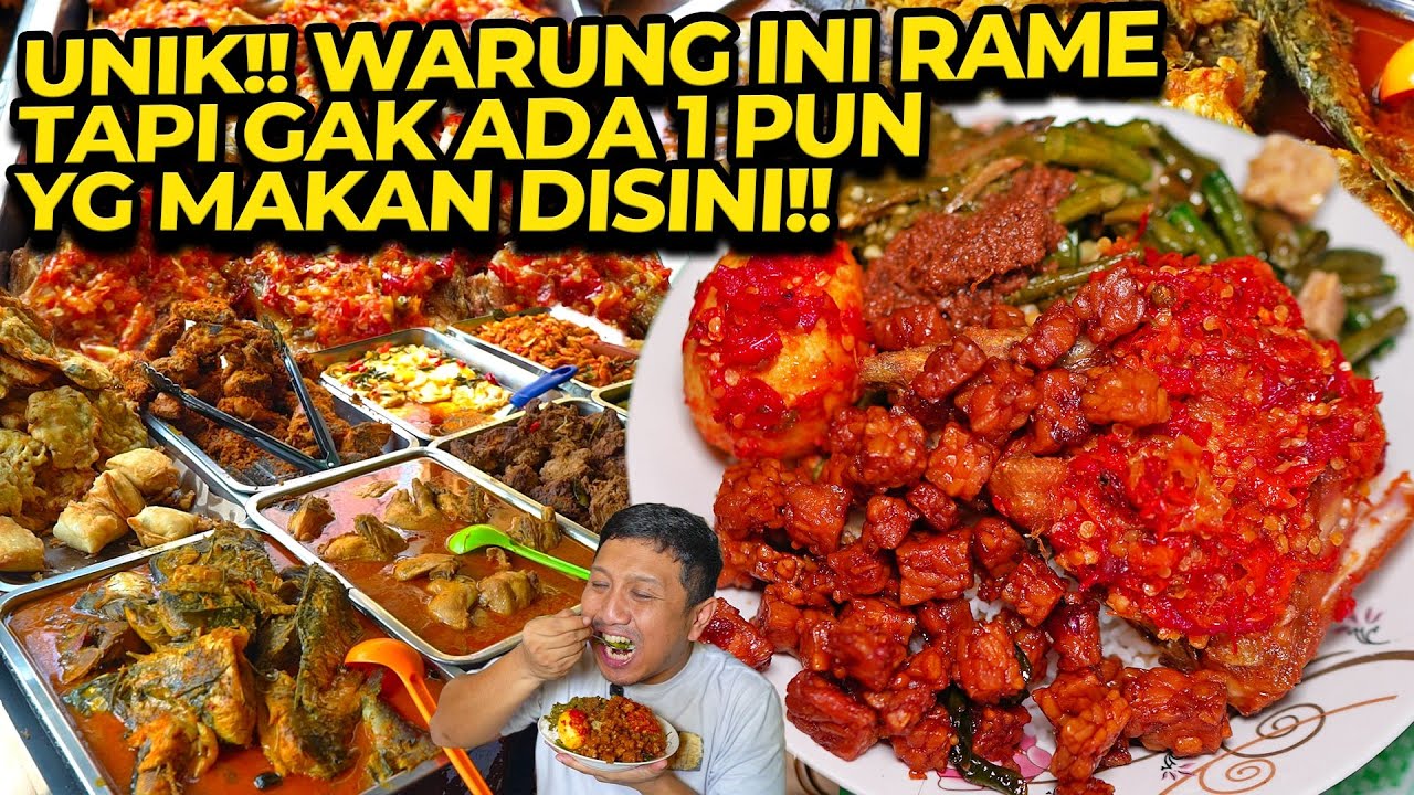 UNIK!! WARUNG INI RAME TAPI GAK ADA 1 PUN YG MAKAN DISINI!!