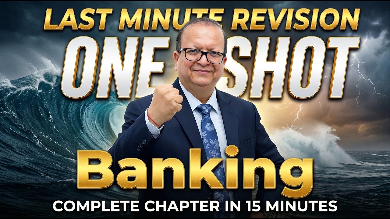 Banking - Full Chapter in 15  Mins I  Class 12 I Economics I  Most Important Questions I All PQs I