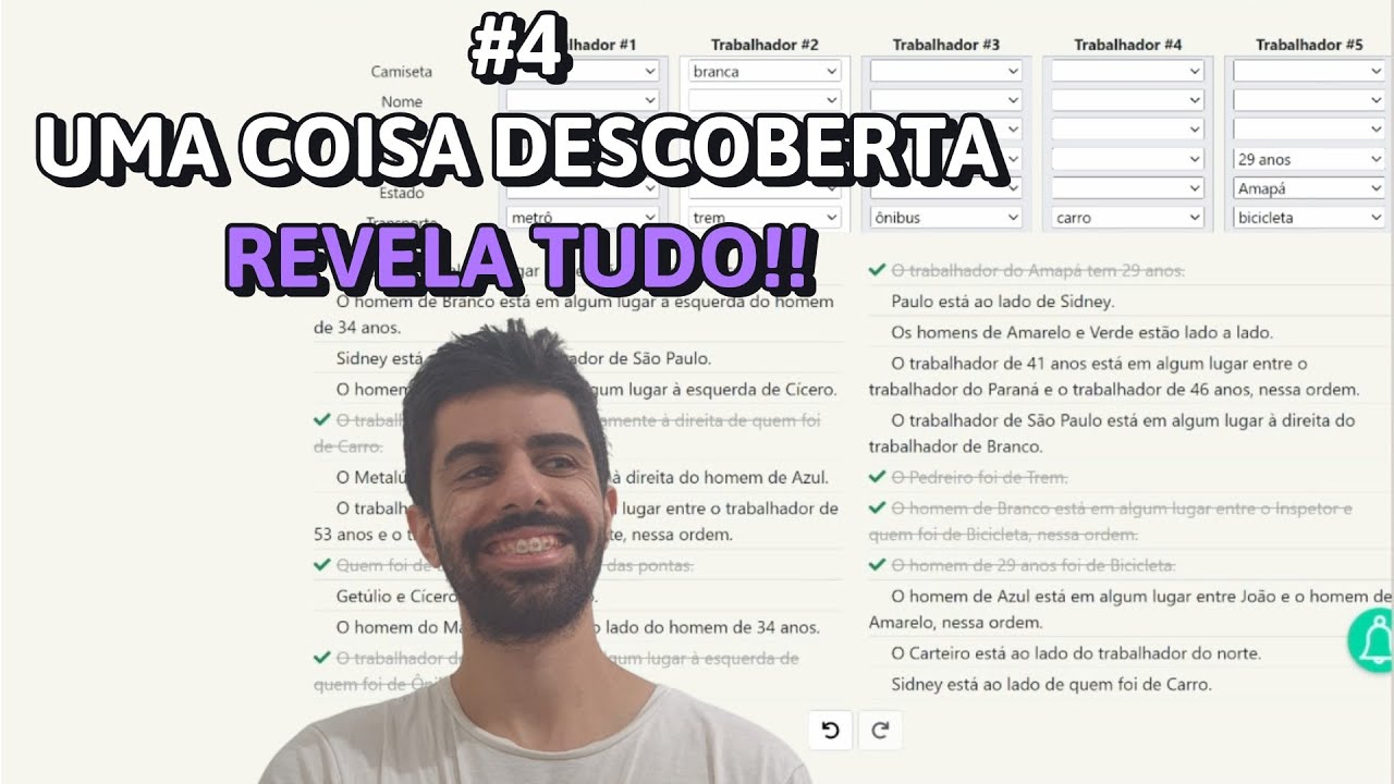 Só precisa descobrir uma específica e tudo desenrola!! - Problemas de Lógica - 4