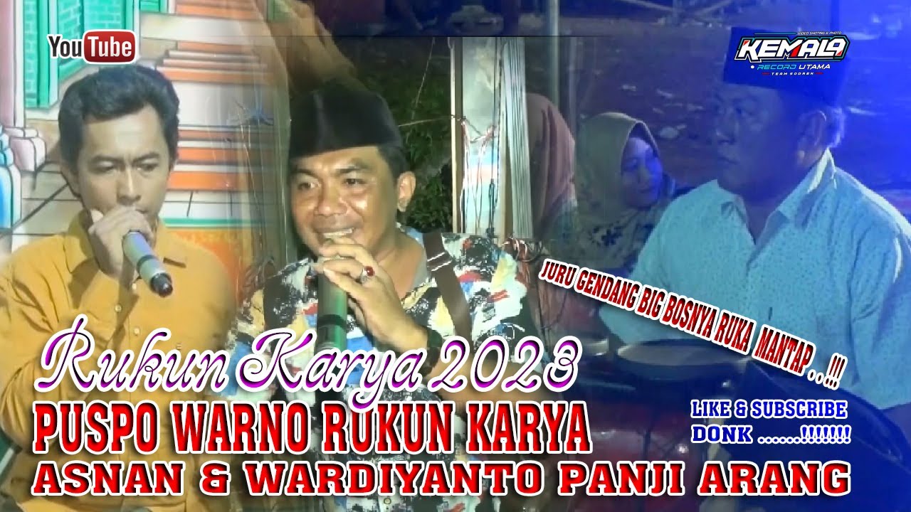 PUSPO RUKUN KARYA 2023 TERBARU  - Rukun Karya Terbaru dikediaman Bpk. Wasel Lobuk   #rukunkarya