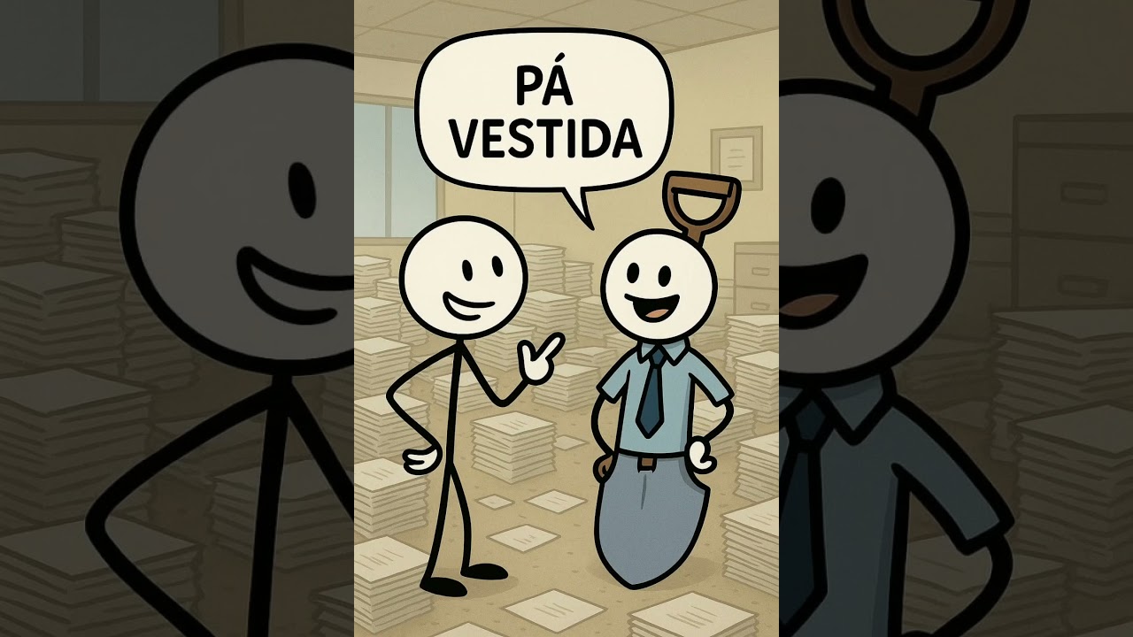 O trocadilho mais inesperado! Voc&ecirc; vai rir muito!😆 #shorts #memes #piadas #comedia #stickman