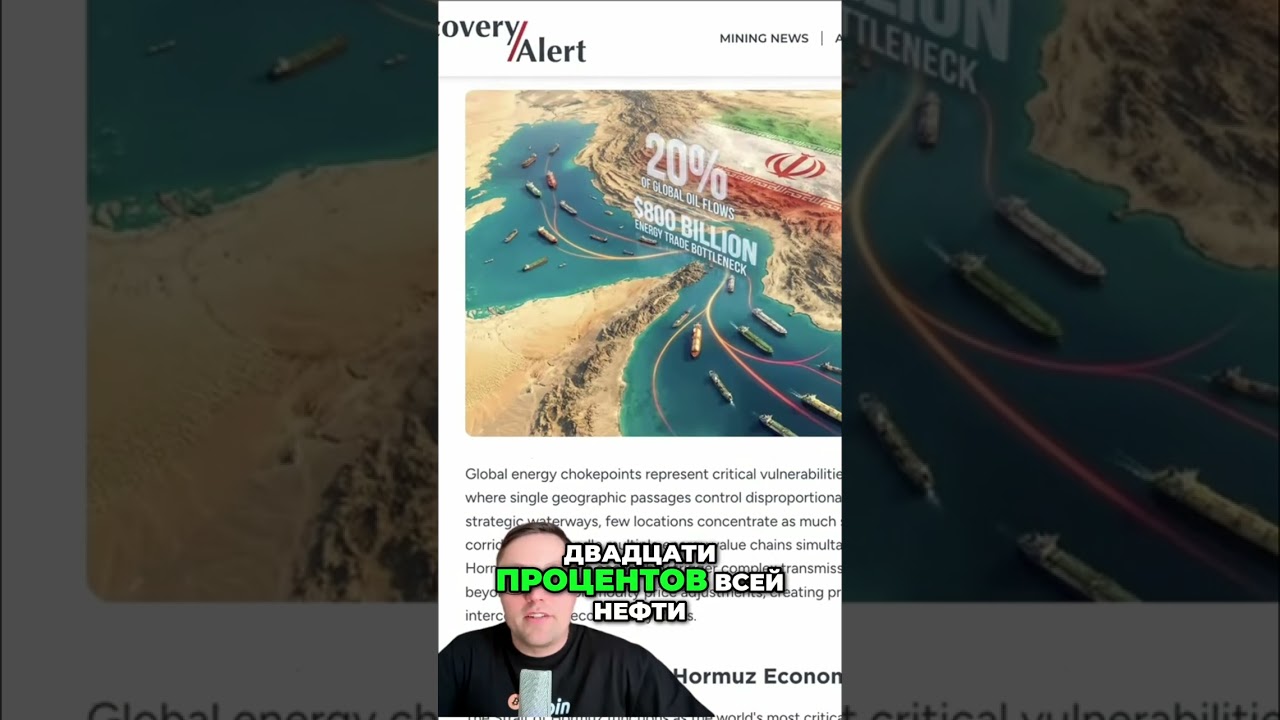 Мировая нефть под угрозой: Ключевой узел в опасности! #shorts