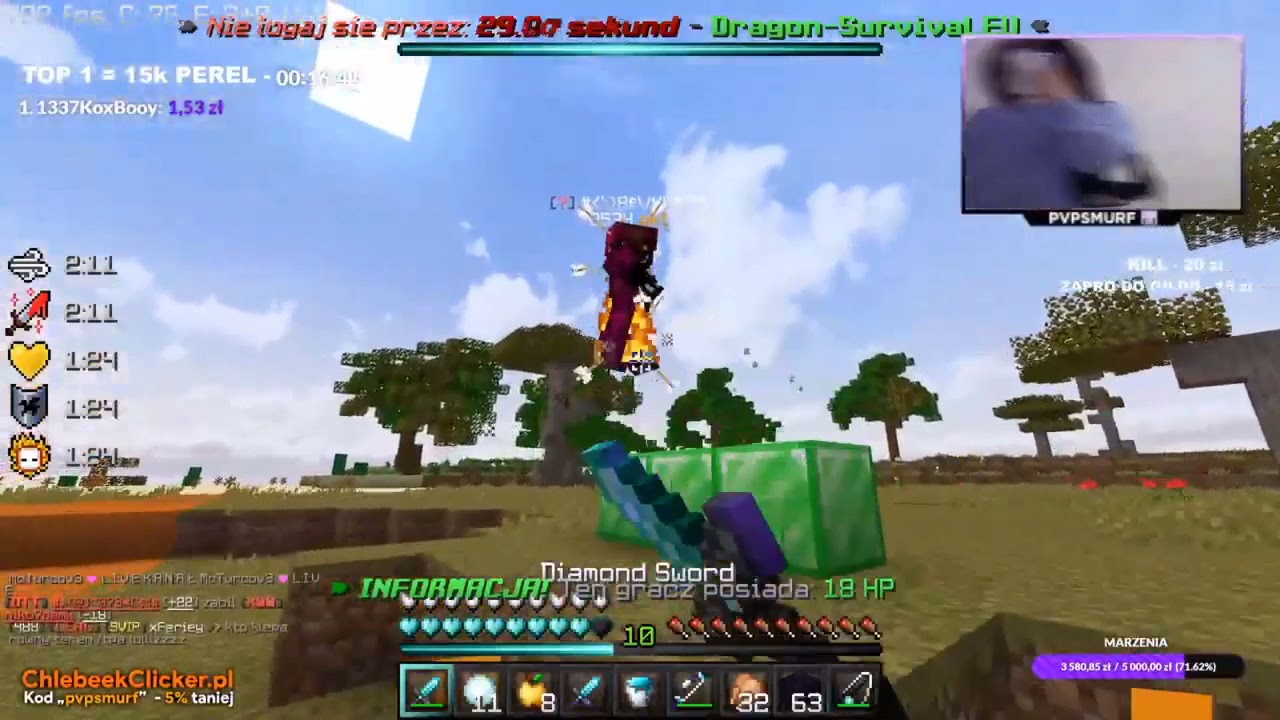 1VS1 Z PVPSMURFEM! *DEDA I DOSTAJE RAGE'A!* *KLAWIATURA RIP* :D