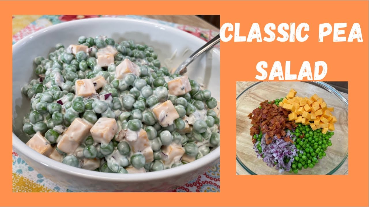 Classic Pea Salad, Cool salad for spring and summer.