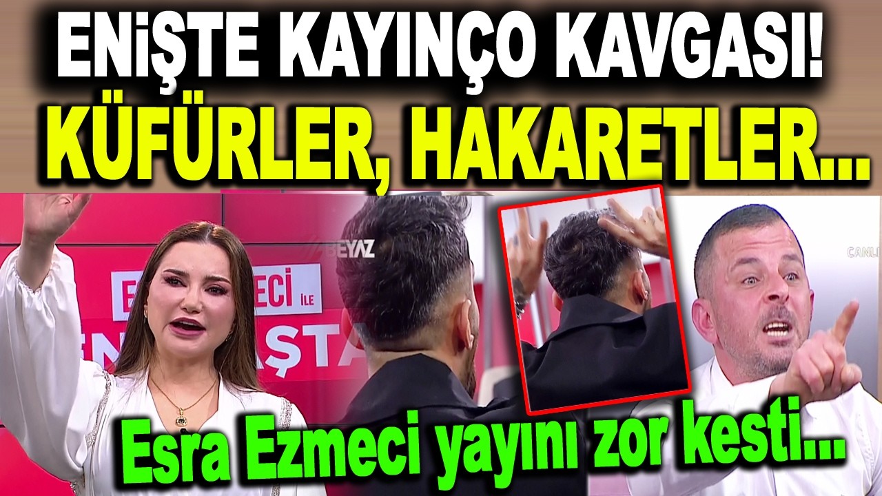 KAYINÇODAN OLAY HAREKET!!! Canlı yayında hiç görülmemiş enişte kayınço kavgası!