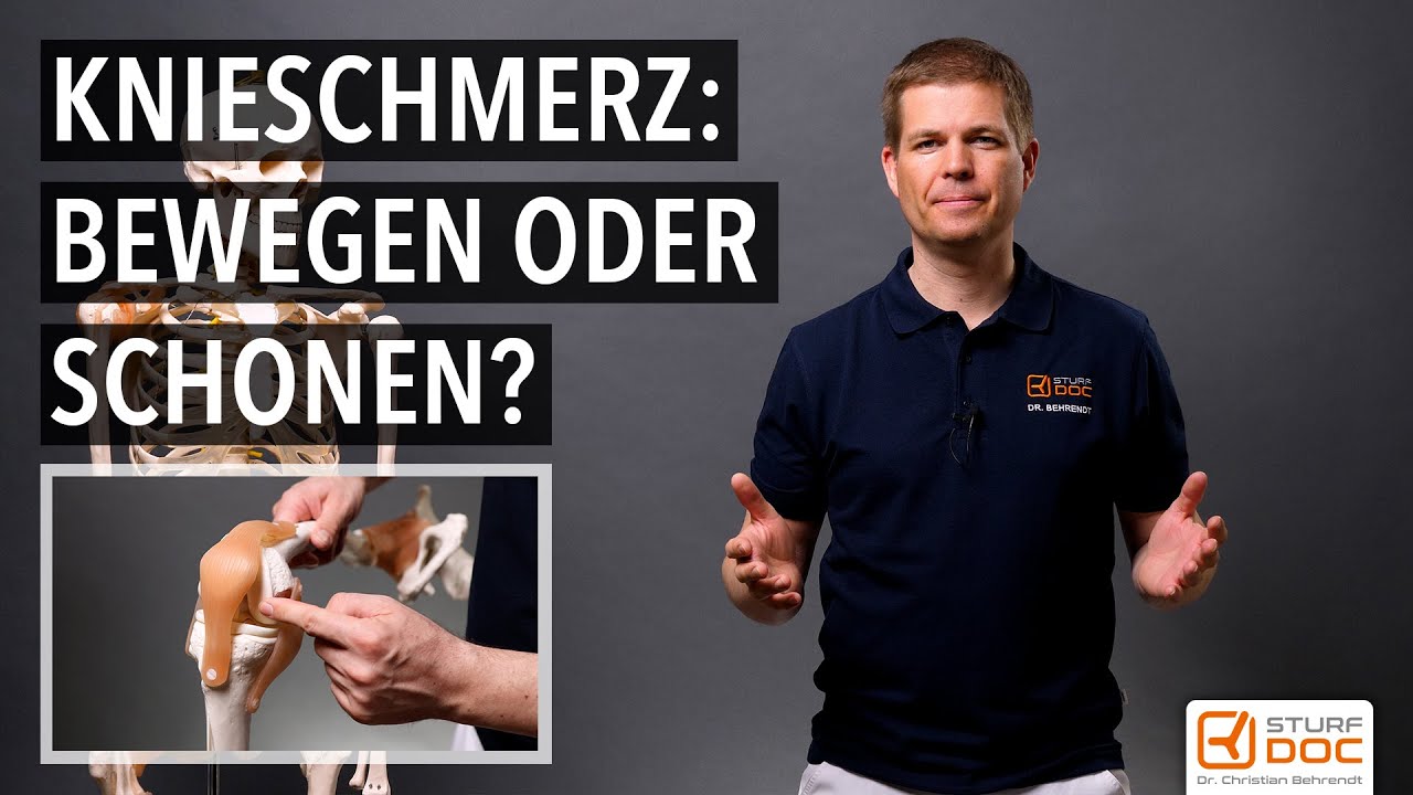 Knieschmerz  - Was hilft? Bewegen oder schonen ?