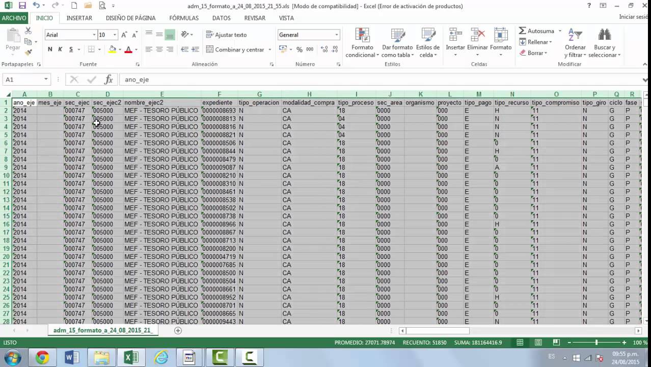 REPORTE DE PROVEEDORES UTILIZANDO EL SIAF