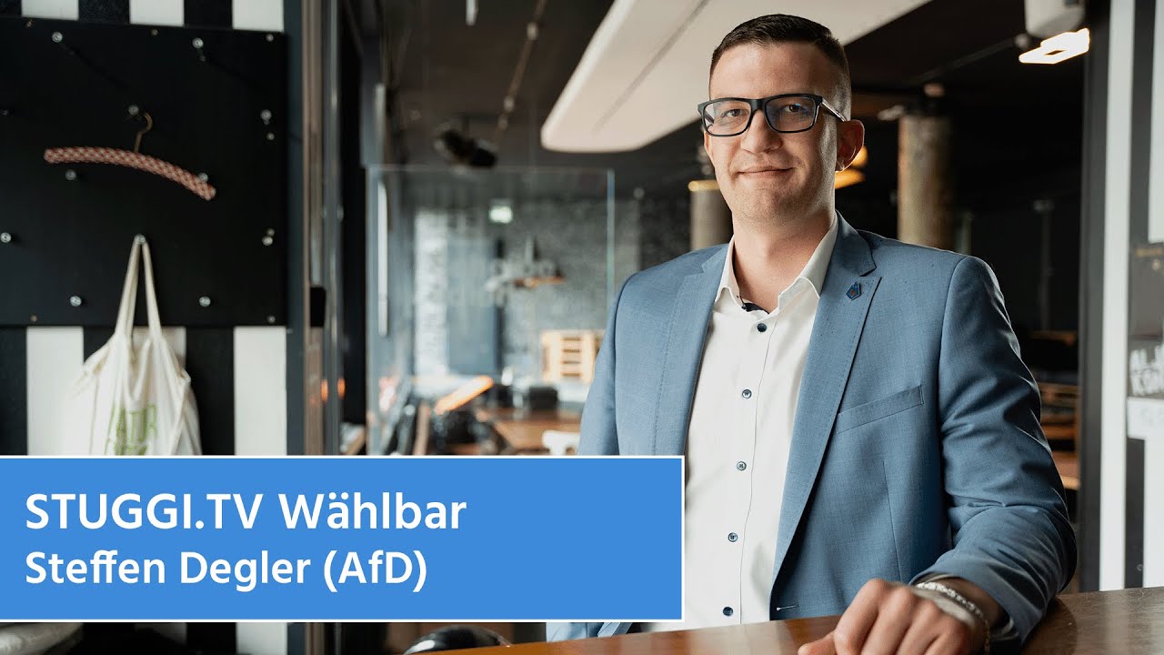 AfD-Kandidat Steffen Degler in der STUGGI.TV-W&auml;hlbar |&nbsp;STUGGI.TV