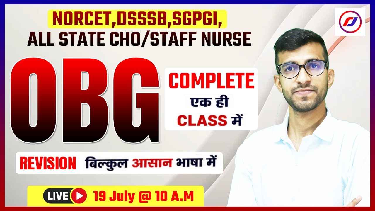 OBG One Shot Revision 2026 | Complete OBG in One Class | Staff Nurse Exams | RJ Career Point