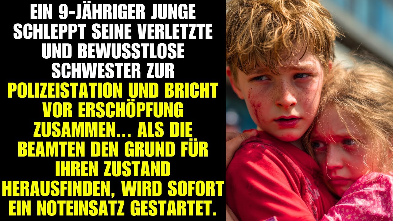 Neunjähriger schleppt bewusstlose Schwester zur Polizei; Grund enthüllt, Not-OP startet.