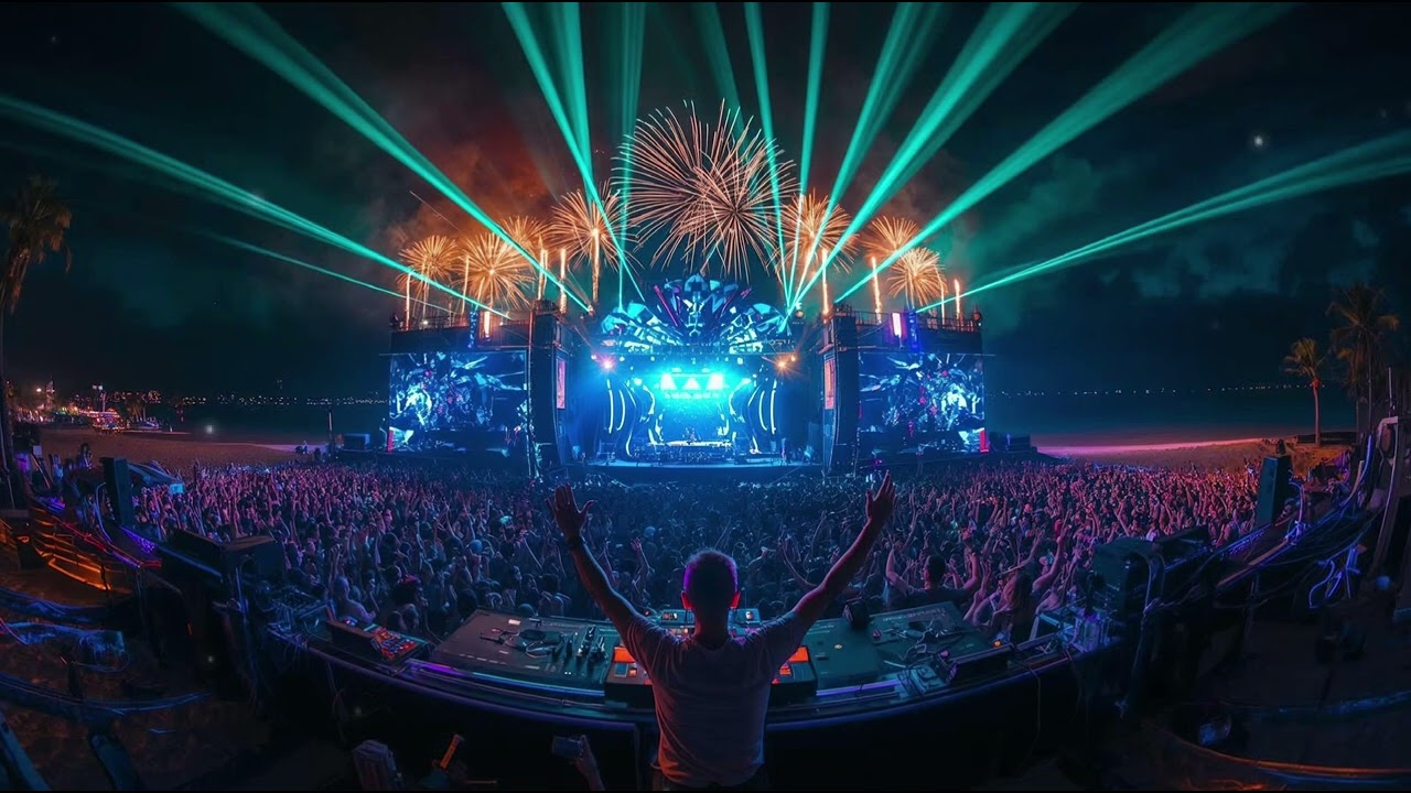 EPIC Spring Break Trance 2026 🌊🔥 | Night Beach Rave with Lasers | Uplifting Festival Anthem