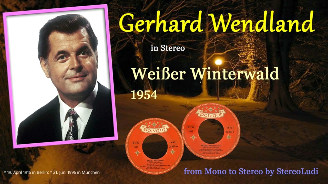 Gerhard Wendland - Weißer Winterwald (DEStereo) erstmals in Stereo!