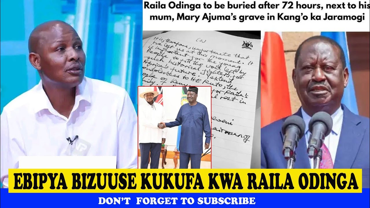 Ebipya Bizuuse Kukufa Kwa Raila Odinga; Rwomushana Charles Today 