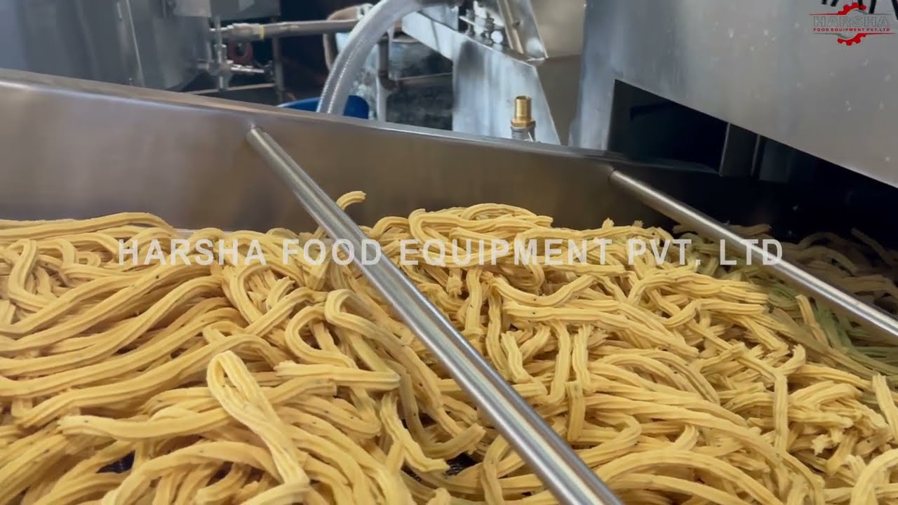 AUTOMATIC NAMKEEN FRYER WITH PELLET HEAT EXCHANGER -HARSHA FOOD EQUIPMENT PVT.LTD