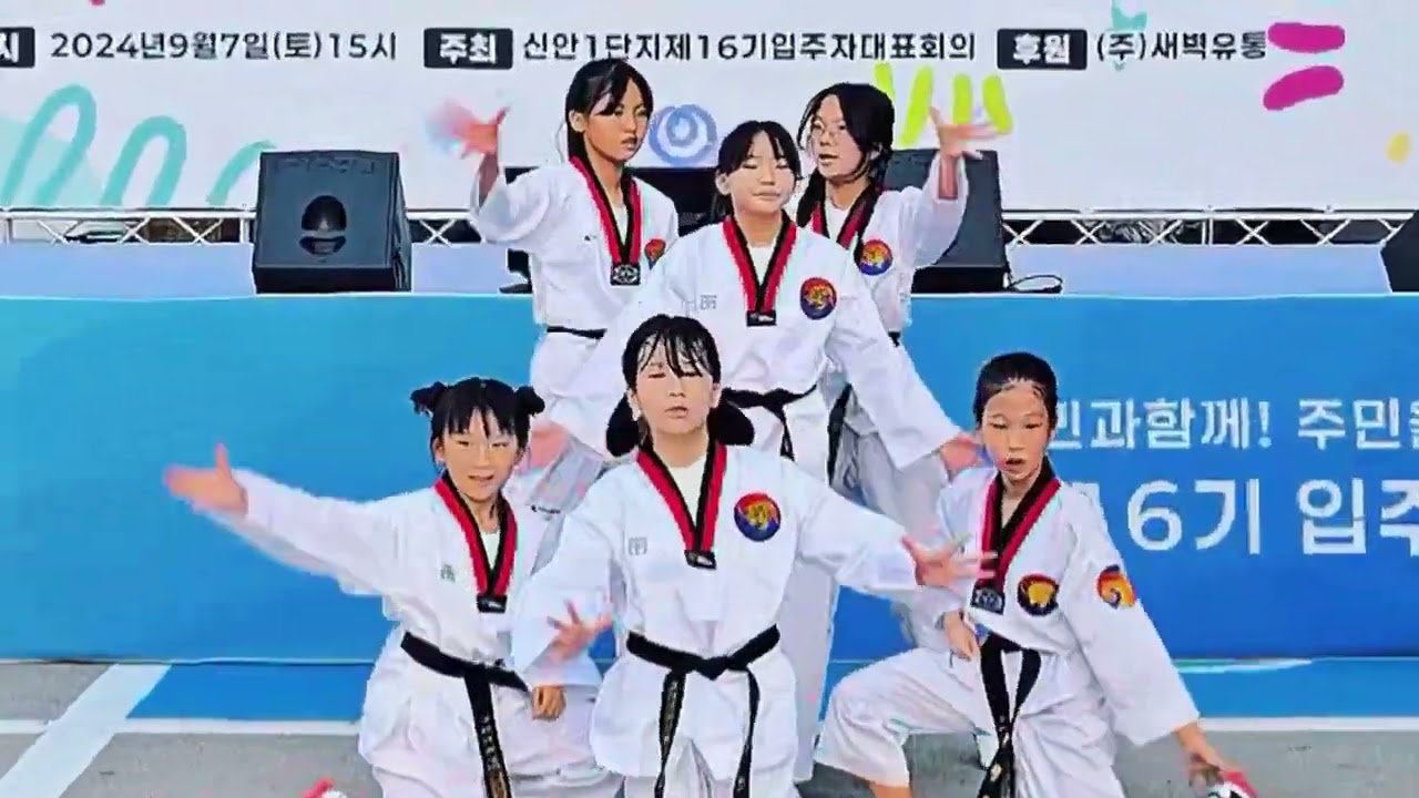 K타이거즈 팀 태권히어로의 멋진 태권도 공연