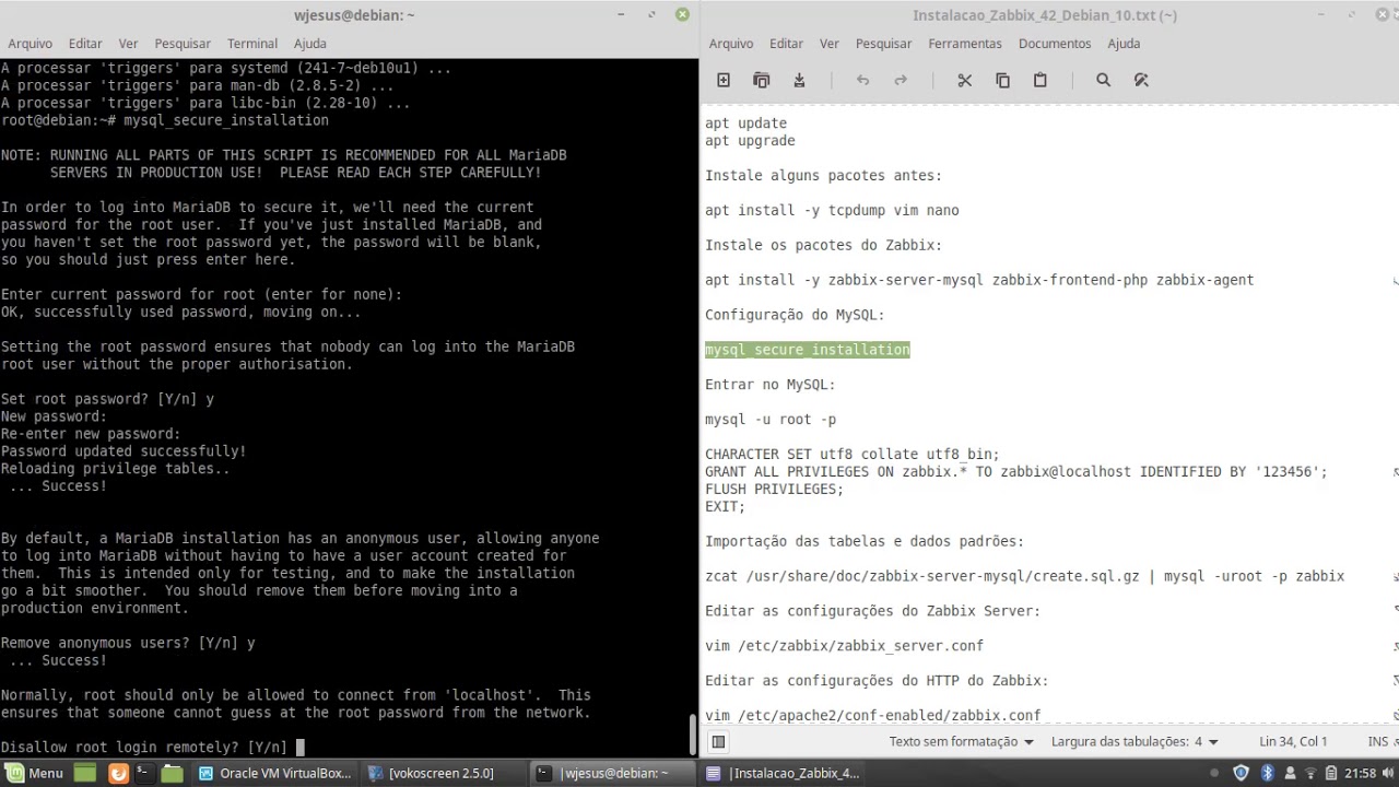 [Curso Zabbix] - Aula 3 - Instalação Zabbix 4.2 Debian 10