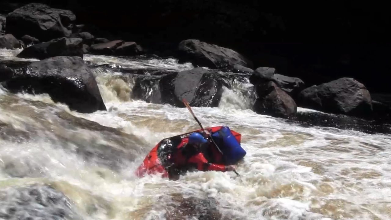 Packrafting the Franklin River, Tasmania