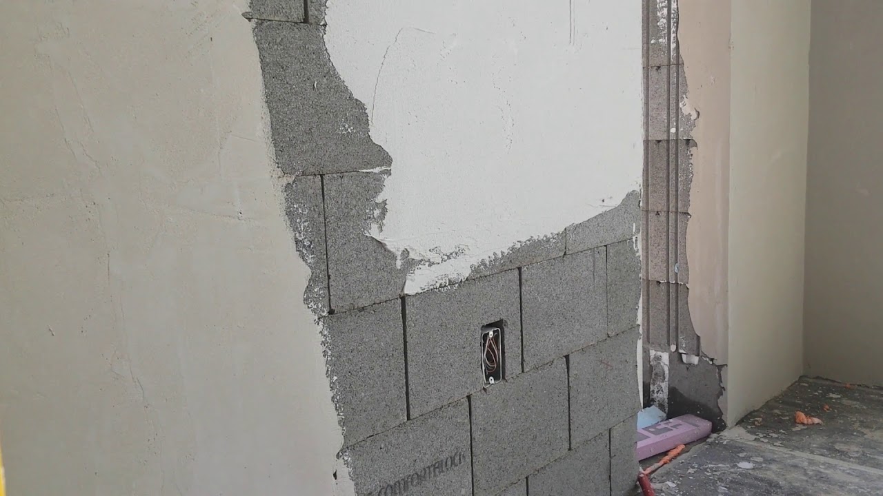 Installing Plaster over Comfort Block Masonry Wall System
