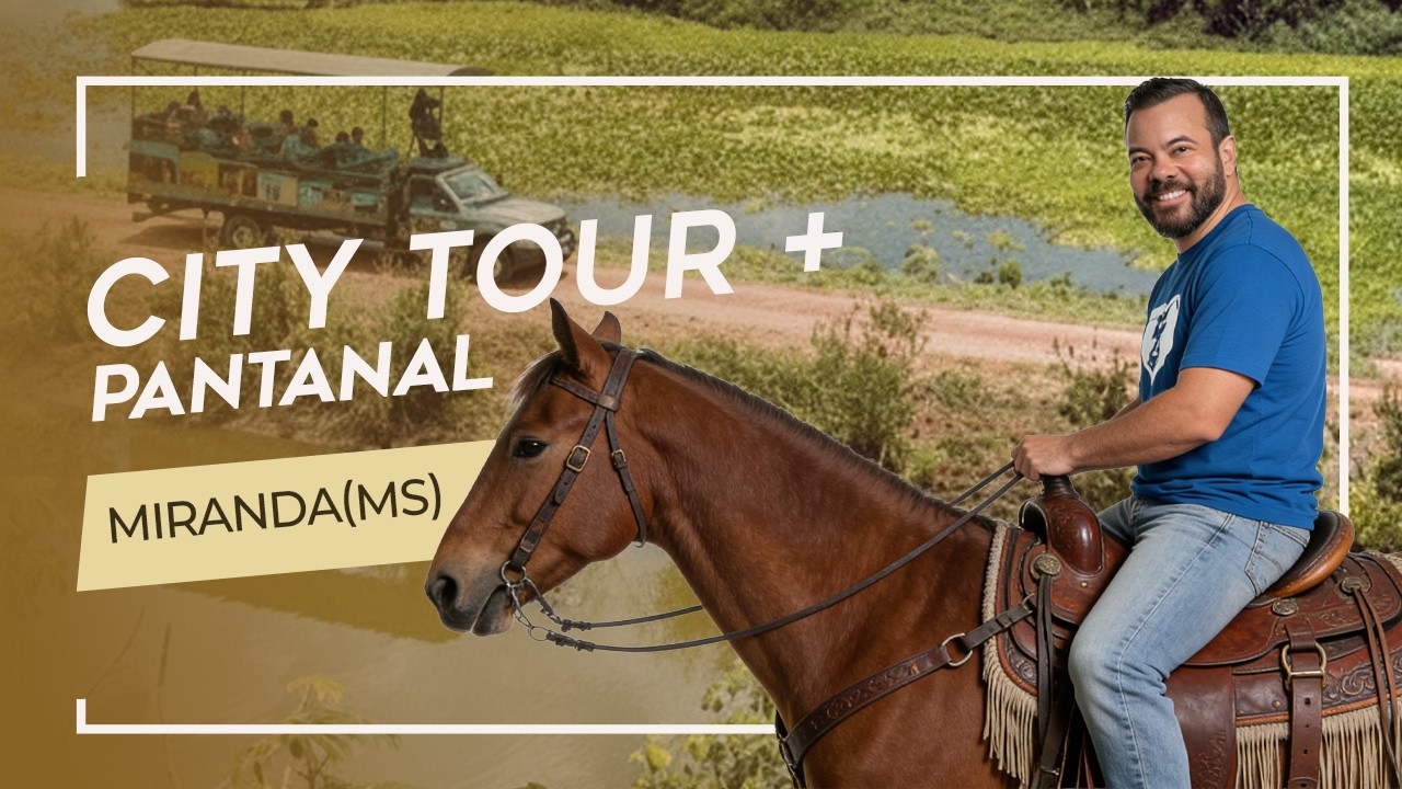 O QUE FAZER EM MIRANDA-MS: CITY TOUR + EXPERIÊNCIA PANTANEIRA COMPLETA.