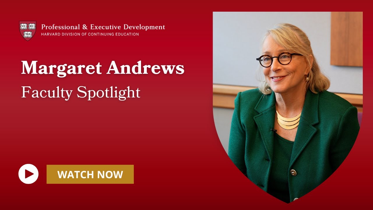 Meet Margaret Andrews | Harvard P&ED Faculty Spotlight