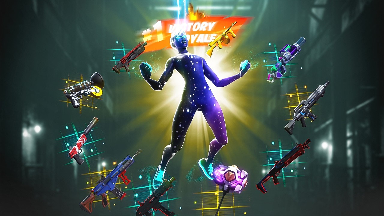 Я выиграл со ВСЕМИ мифическими/экзотическими предметами в Fortnite Reload