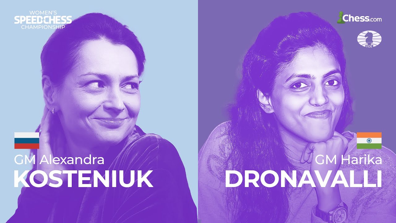 Alexandra Kosteniuk vs Harika Dronavalli | Women's Speed Chess Championship