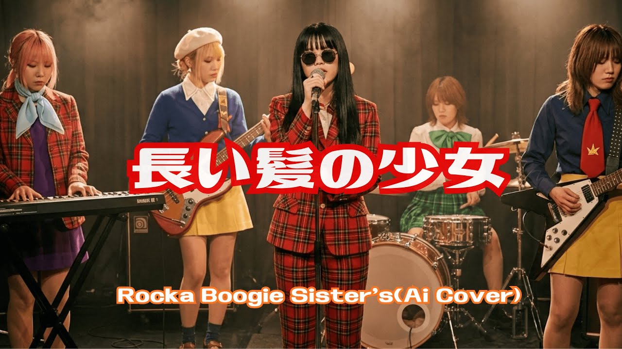 長い髪の少女（AIバンド）ゴールデン・カップス(Cover)#昭和歌謡カバー #aicover #グループサウンズ