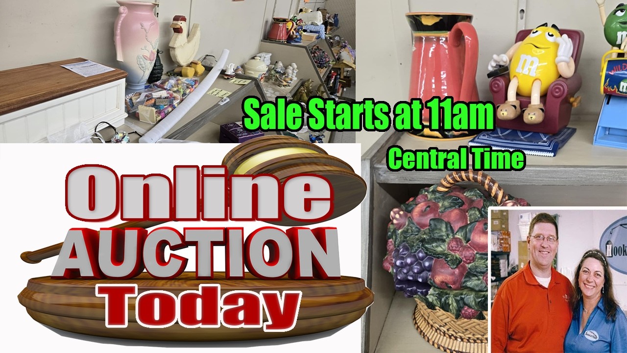 5-Hour Live Auction Marathon: Vintage & Unique Finds Starting at 11AM!