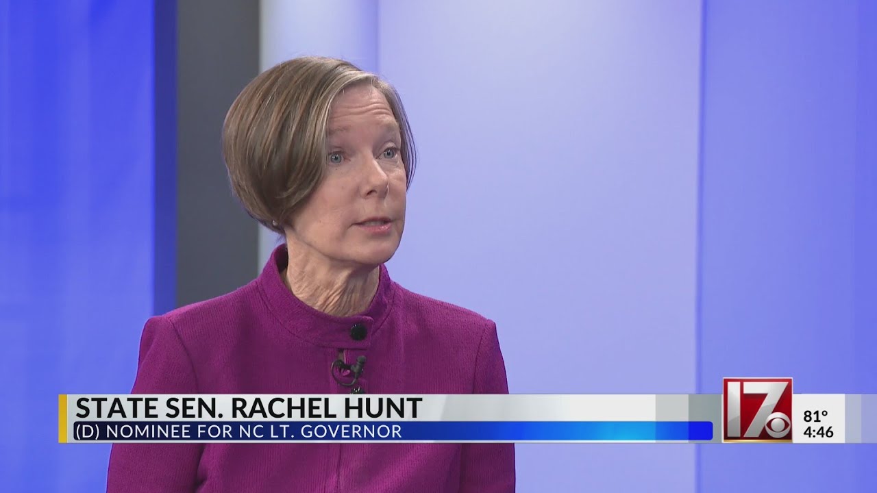 Democratic NC State Sen. Rachel Hunt talks about lieutenant governor's role